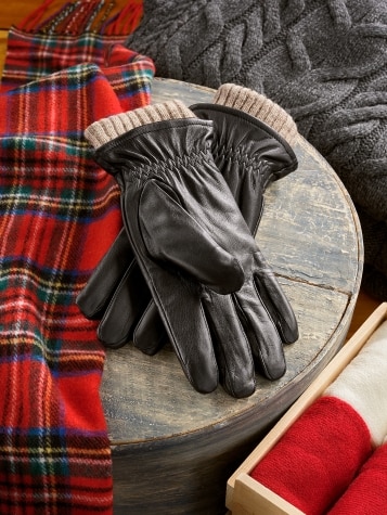 Leather 3-in-1 Gloves for Men and Women 