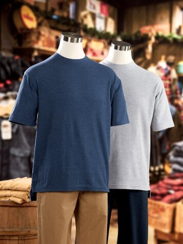 Orton Brothers Mini Waffle-Knit T-Shirt for Men 