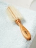Kent Cherrywood Natural Bristle Half-Round Hairbrush