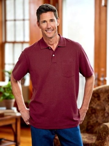 Orton Brothers Pique-Knit Short-Sleeve Polo Shirt