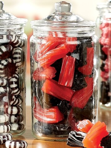 Jars of Strawberry & Black Licorice Bites