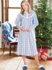 Women's Lanz Mid-Length Tyrolean Flannel Nightgown