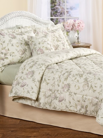Whispering Hydrangea Comforter or Pillow Sham