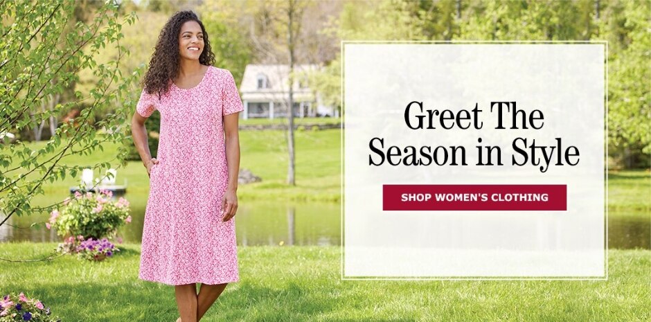 Greet the Season in Style. Shop Women's Clothing.