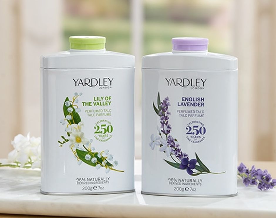 Yardley Lily Of The Valley Or English Lavender Talc Tin