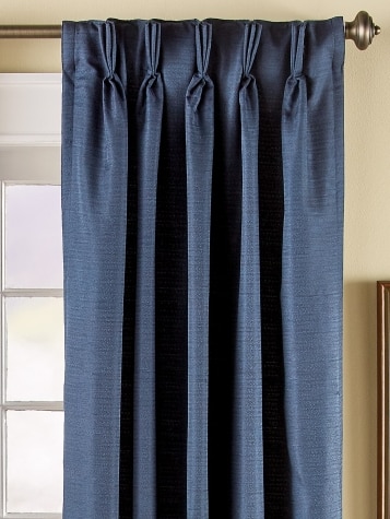 Westminster Estate Lined 50 Inch Pinch Pleat Curtains With Back Tabs