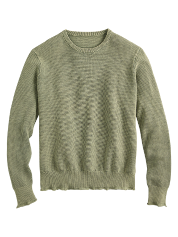 Orton Brothers Washed Cotton Knit Pullover
