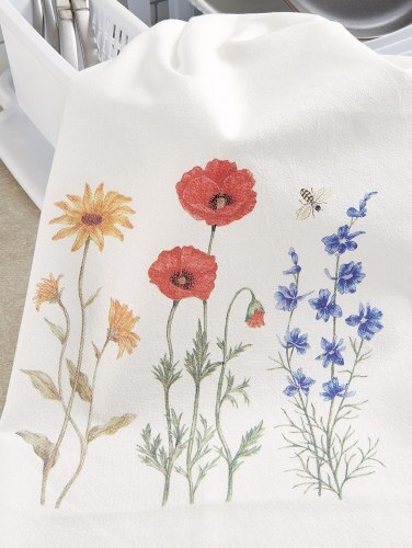 Flour Sack Hand Towels Poppy Kitchen Towel