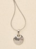 Pewter Serenity Pendant Necklace