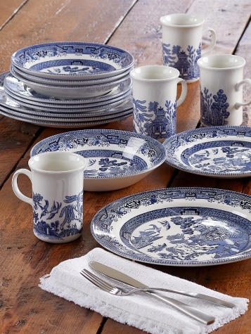 Blue Willow Soup Bowls, Set of 4