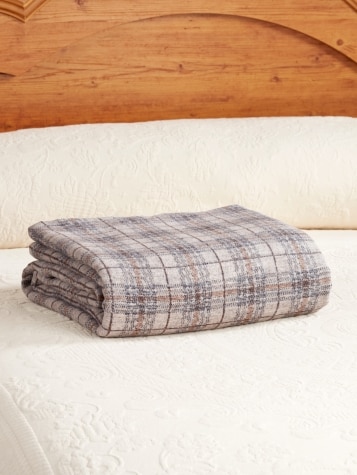 Super-Soft Classic Plaid Blanket or Throw