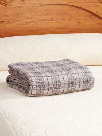 Super-Soft Classic Plaid Blanket or Throw