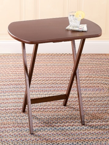 TV Tray Set With Stand Folding TV Tables