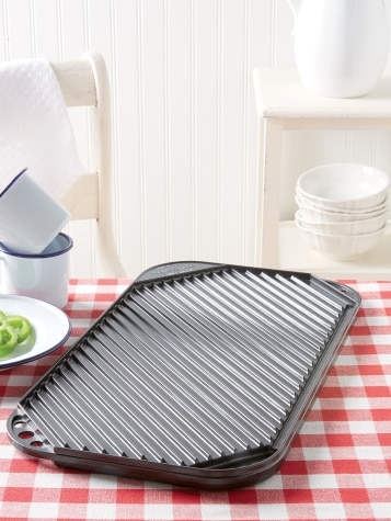 Two Burner Reversible Grill and Griddle