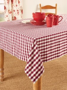 Cabin Check Tablecloth