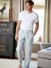Men's Chambray Stripe Cotton Sleep Pants