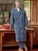 Portuguese Flannel Robe for Men in Orton Plaid 