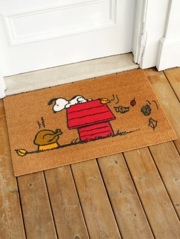 Peanuts Snoopy's Thanksgiving Non-Slip Doormat