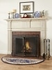 Mission Style Fireplace Screen With Door