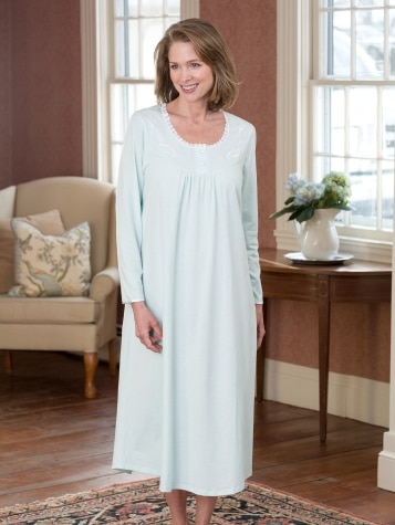 Sweet Dreams Long-Sleeve Nightgown for Women 