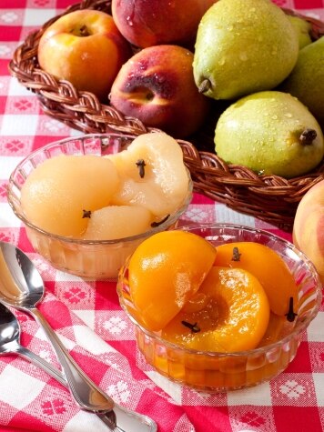 Spiced Peaches or Spiced Pears