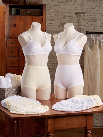 Ladies long 2025 leg cotton underwear