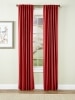 Insulated Linen Lined Rod Pocket Curtains With Back Tabs