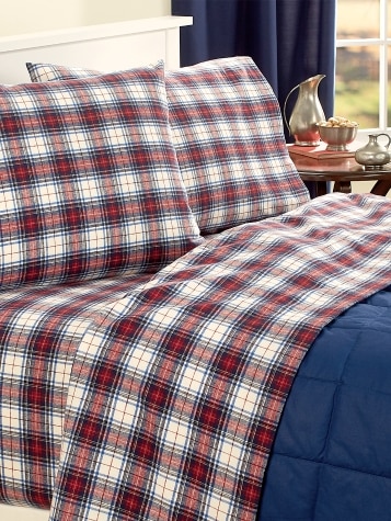 Plaid sheets online