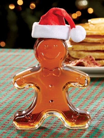 Vermont Maple Syrup Gingerbread Boy Bottle