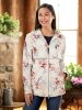 Women's Floral Vermonter Rain Jacket