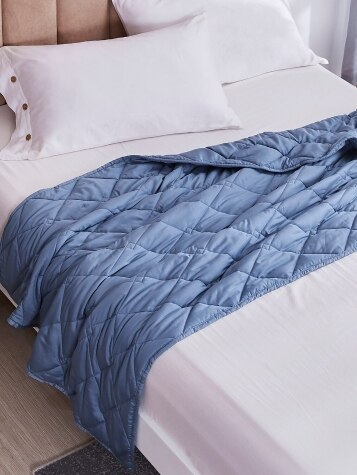 Quilted Tencel Weighted Throw