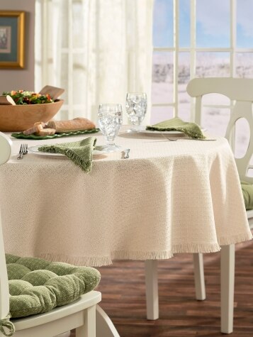 Mountain Weave Cotton Tablecloth