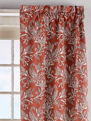 Paisley Forest Rod Pocket Curtains