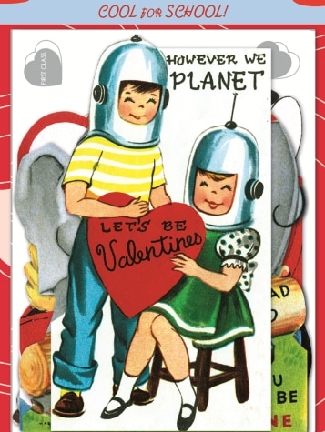 Vintage School Days Valentine's Day Cards, 2 Packs of 15
