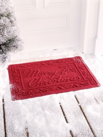 Merry Christmas Waterhog Doormat