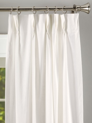 Weaver's Cloth Original 96 Inch Pinch Pleat Curtains