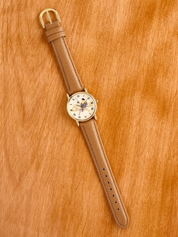 Ella Simone Bird Lover's Watch With Leather Band