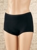 Women's Short-Torso Comfort Briefs in Black and Beige, 3 Pairs
