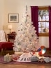 Pre-Lit Silver Tinsel Christmas Tree, In 3 Sizes