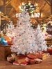 Silver Tinsel 6-Foot Un-Lit Artificial Christmas Tree