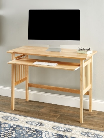 Solid Wood Folding Office Desk