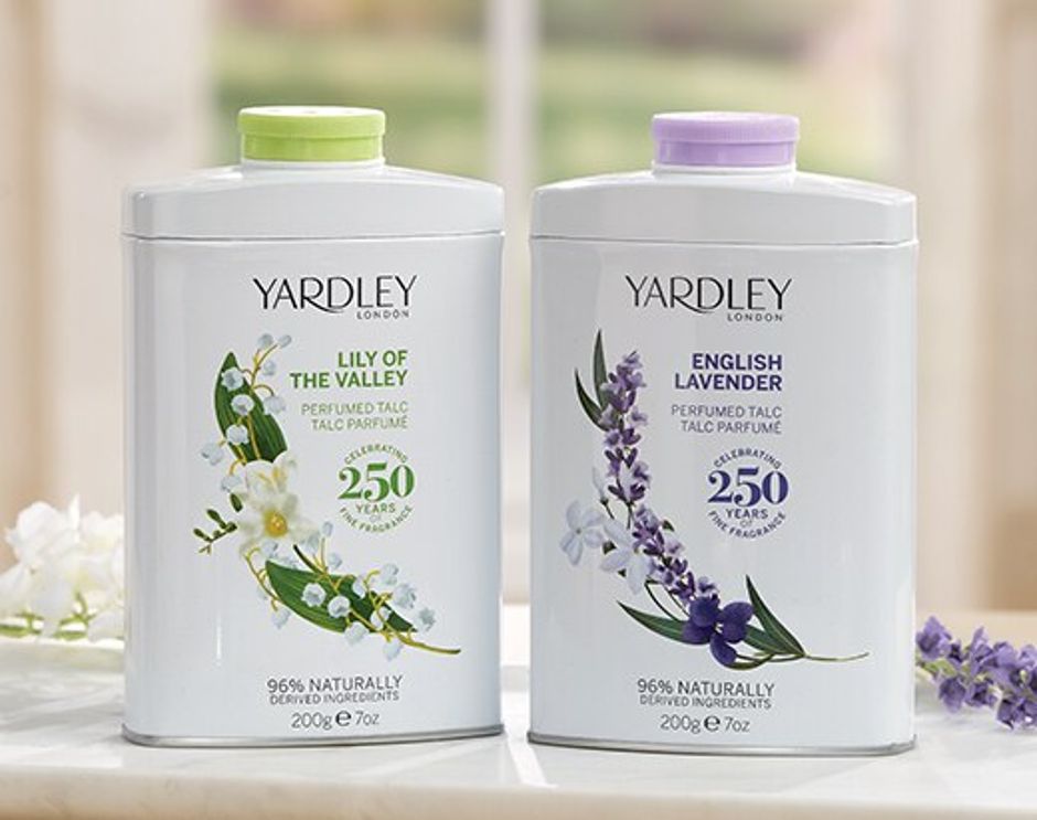 Yardley Lily Of The Valley Or English Lavender Talc Tin