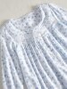 Eileen West Blue Crocus Flannel Nightgown