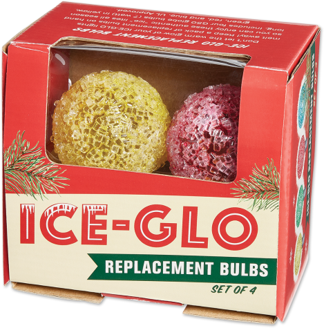 Ice-Glo Multicolor Replacement Bulbs, Box of 4