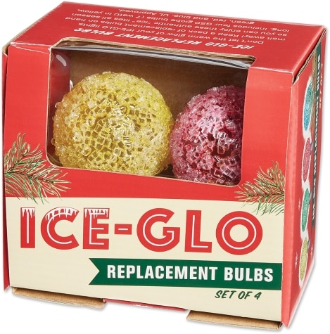 Colored Ice-Glo Replacement Bulb, 4 Bulbs