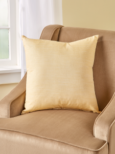 Solid Cotton Duck Throw Pillow