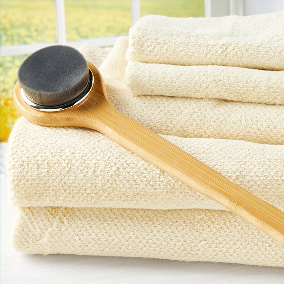 Bamboo And Charcoal Soft Bath And Body Brush