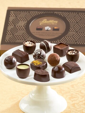 One Dozen Assorted Dark Chocolates in Giftbox