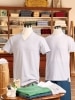 V-Neck Cotton Undershirt for Men in Gray