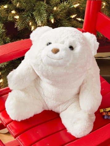 Cuddly Memories White Plush Bear